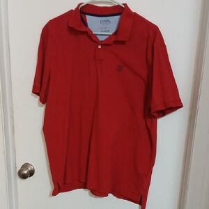 Chaps Red Polo Shirt Vibrant Cotton Blend